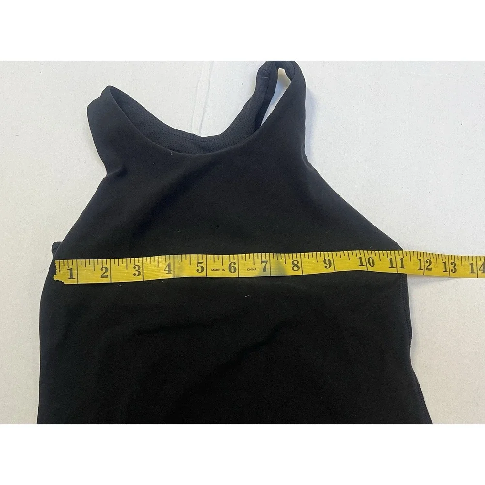 Athleta Girls Black Active Tank Sz M 8-10 Limitless Racerback